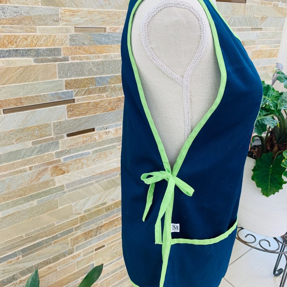 SET OF 3 VINTAGE LOOK SMOCK APRONS - Picture 9 of 15